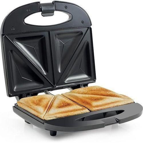 lectric 2 Slice Sandwich Maker, Waffle Plate - White