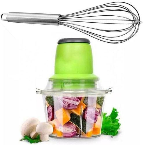 Egg Beater And 2L Food Cutter Vegetable Chopper Meat Grinder Multifunctional -Multi