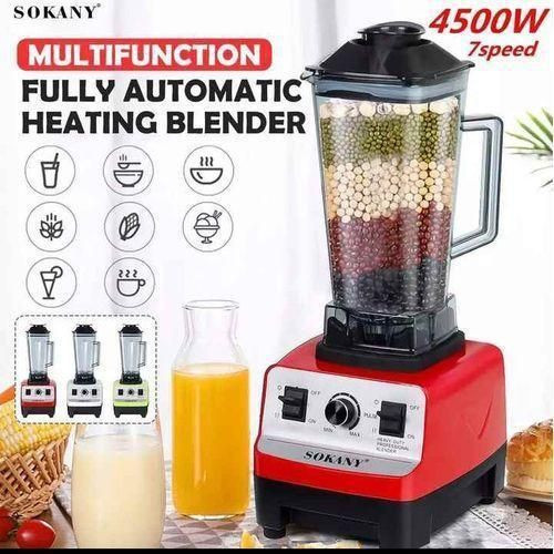 Commercial Blender Heavy Duty Smoothies Fruits & Ice Crusher 2 Litres- Red, White