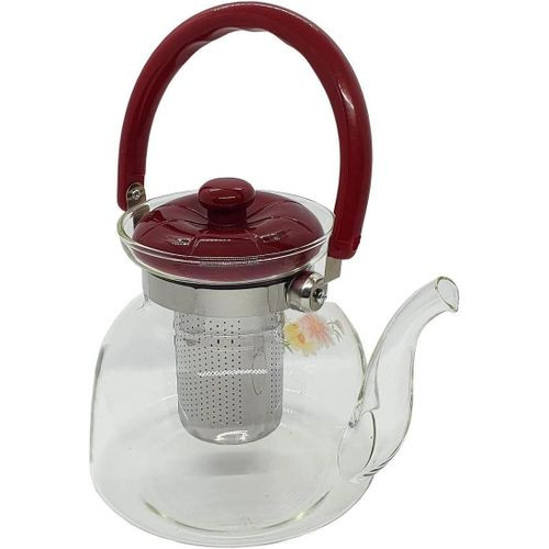 Glass Kettle With Handle And Tea Infuser - 500ML