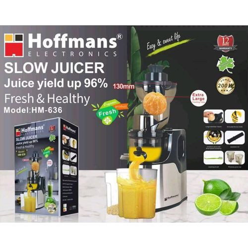 Hoffmans Slow Juicer Model HM-636 - Black