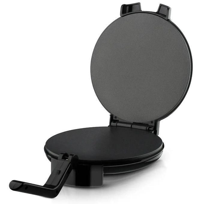 Pizza Chapati Maker Roller Non-Stick - Silver/Black.