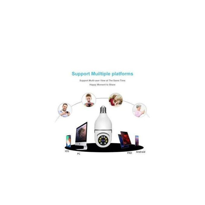 Panorama Wireless Video Surveillance Light Bulb Camera Wifi 360° hidden Camera -.