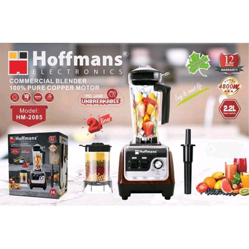 Hoffmans Commercial Blender Model HM-2085 - Black