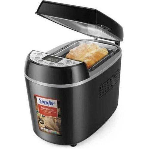 Sonifer Automatic Electric Programmable Digital Bread Maker Machine- Black&White