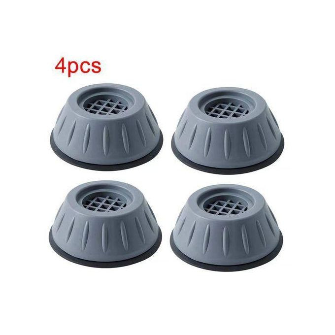 4pcs Anti Vibration Washing Machine Stand. COLOR-GREY Feet Pads Rubber Mat Slips Silent Universal Washing Machine Refrigerator Support Dampers Stand