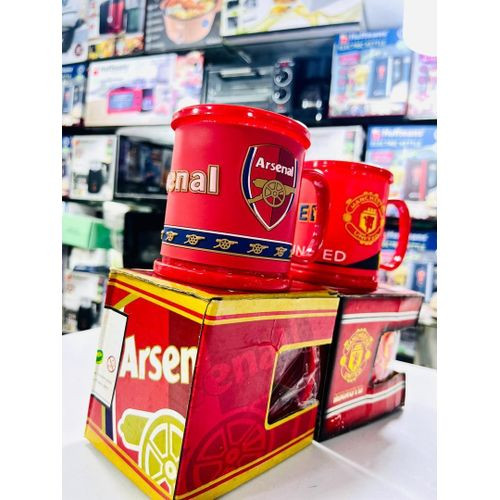 Plastic Mug – Durable & Stylish Fan Merchandise. Red