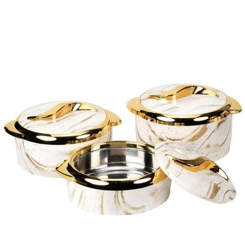 3 Pcs Decorative Serving Dishes - Multi-Color