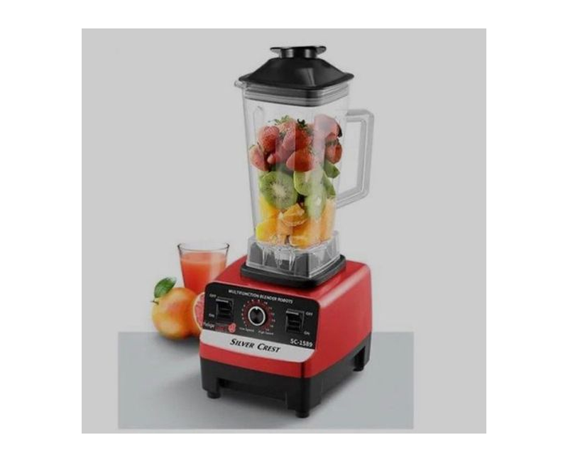 Commercial Blender Heavy Duty Smoothies Fruits & Ice Crusher 2 Litres- Red, White