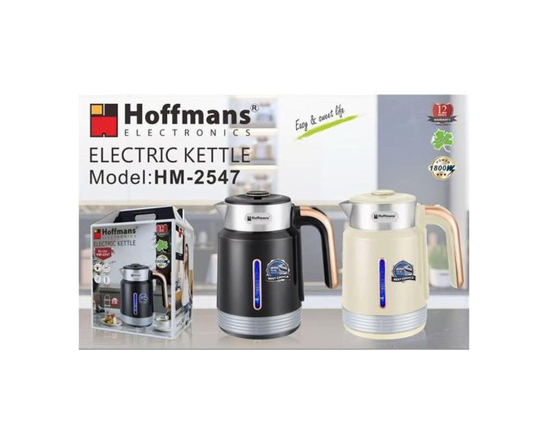 Hoffmans HM-2547 Electric Kettle 2.5L - Black