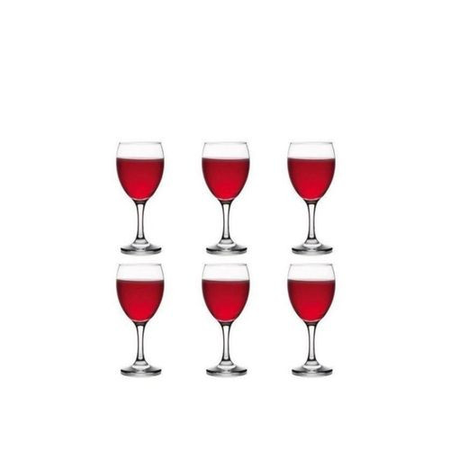 Set Of 6 Wine Glasses-Transparent
