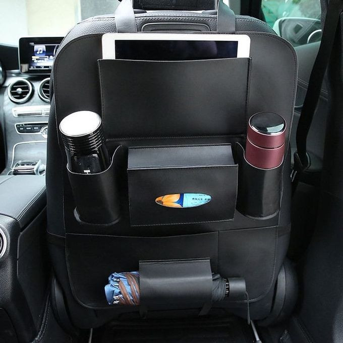 Car Back Seat Organizer - Black