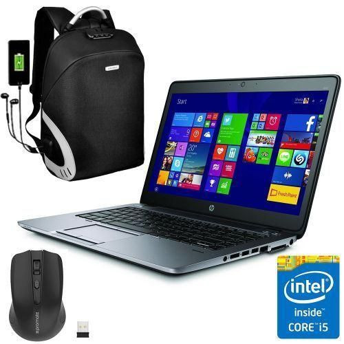 RENEWED Refurbished EliteBook 840 Core i5 16GB RAM 500GB HDD Free Anti Theft Bag - Black (6MTHS WRTY)