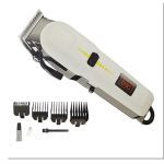 Geemy Professional Rechargeable Hair Machine Shaver- White , Black