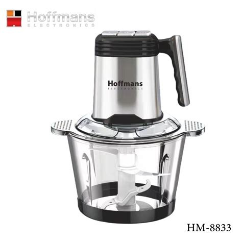 Hoffmans Multi-Function Electric Food Chopper 3.5 lt Meat and Vegetables Grinder HM-8833 - Silver