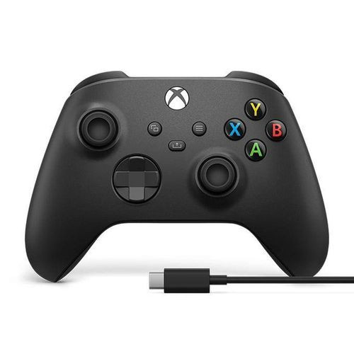 Microsoft Xbox Core Wireless  Gaming Controller – Electric Volt – Xbox Series X-S, Xbox One, Windows PC, Android, And IOS (Refurbished) (3MTHS WRTY)