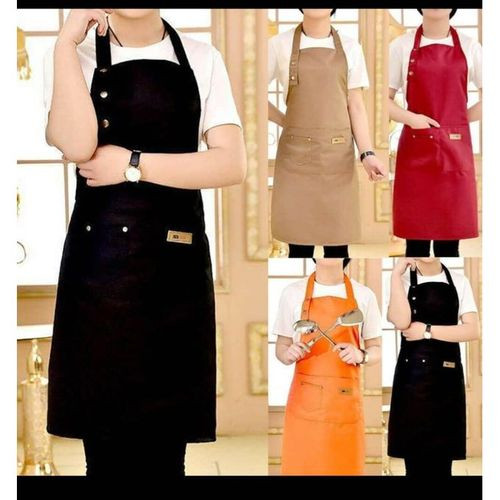1 Piece Of Unique Apron For Kitchen Shop Work With Pockets Designs May Vary