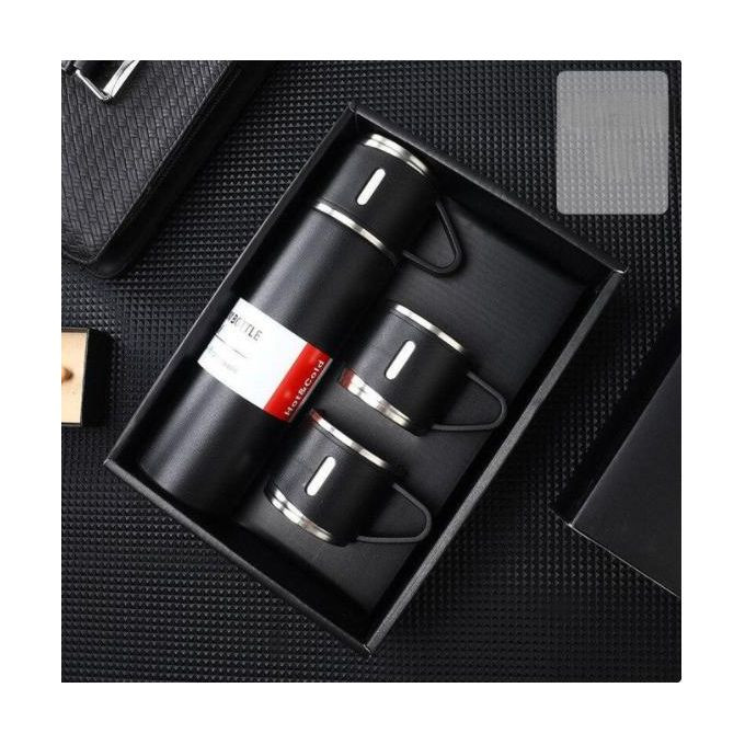 Portable Coffee Cup Heat Preservation Thermal Mug Cups for Coffee and Tea-black