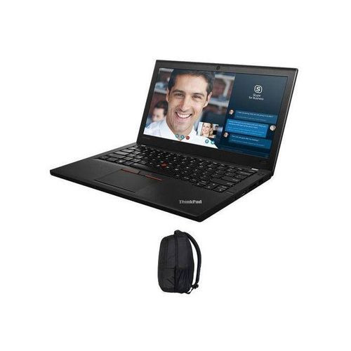 Lenovo Thinkpad Refurbished X260/X270 Intel Core I5 4GB 256GB SSD Plus Bag 13 Inch-Black