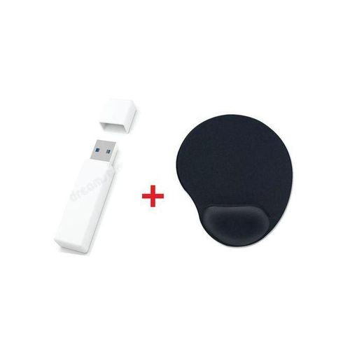 Soft Mouse Pad With Wrist Support And Flash - Black