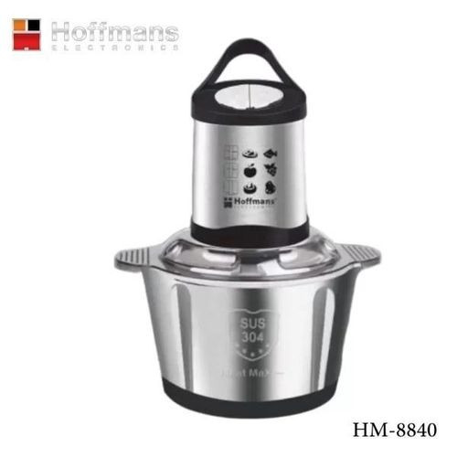 Hoffmans Food Chopper HM-8840 2L 1200W-Silver