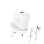 Oraimo Oraimo Firefly 3 Fast Charging Charger Kit with Type C USB-White