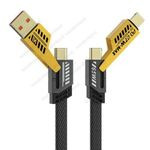 4 In 1 USB Cable Multi Fast Charging Cable-Muliticolour