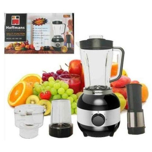 Hoffmans 1.8ltrs 4 In 1 Blender - Black