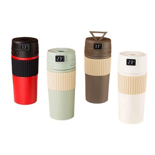Temperature Displaying Travel Mug - Color May Vary