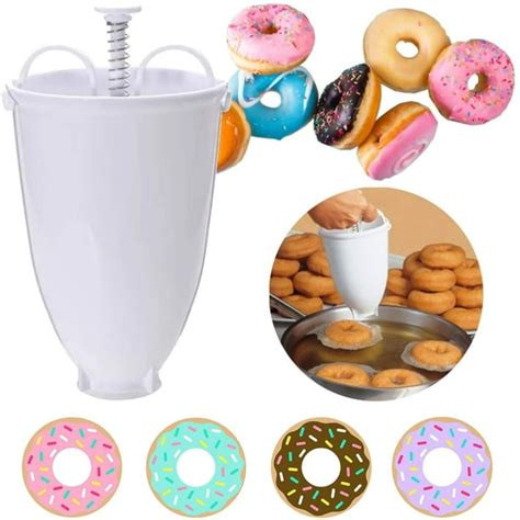 Plastic Donut Maker Machine - White