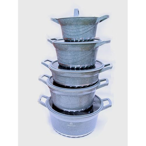 5 Set Original Bosch Tc Granite Cookware-Granite