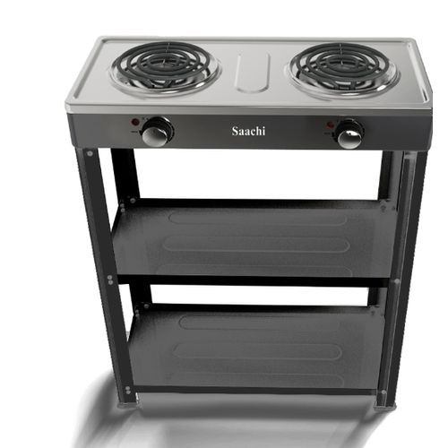 Saachi Double Hot Plate NL-HP-6225-Black