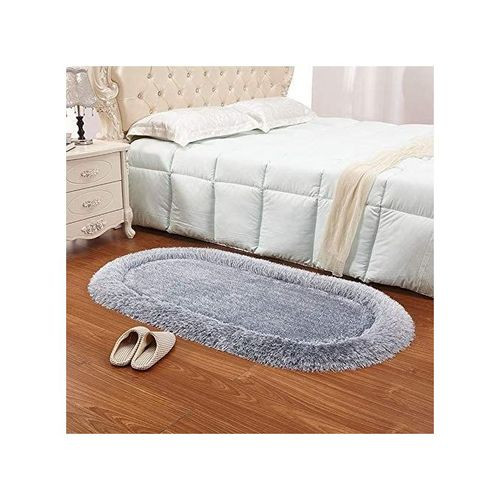Bedside/Door Shaggy Rug - Grey