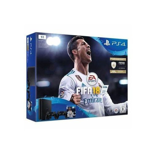 PS4 500GB FIFA 18 Bundle With Two Wireless DualShock 4 Controllers (PS4).