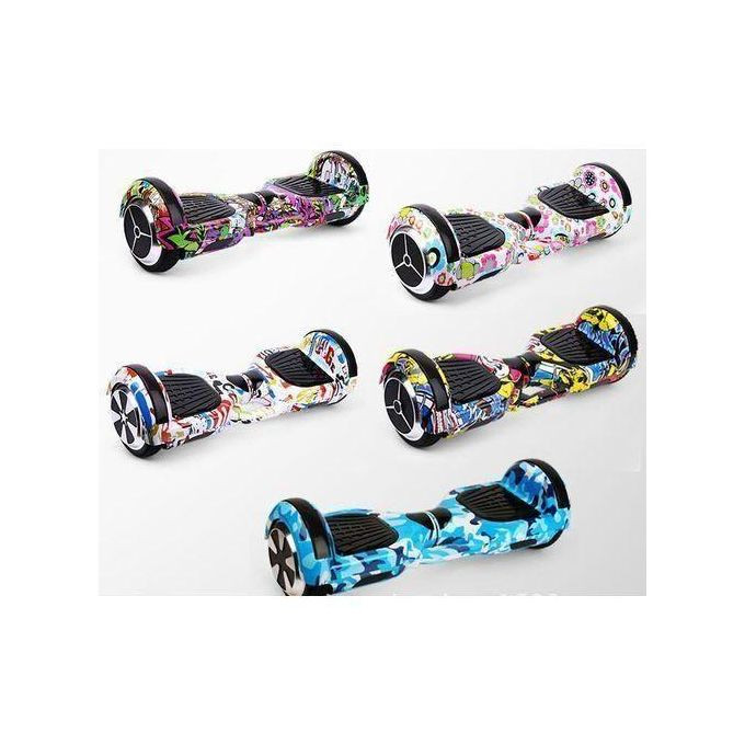 6.5" Self Balancing Electric Scooter Hoverboard / Hoover board Skateboard Smart 2 Wheel Ice & Fire With Wireless Speaker Playing Music & Led Wheels Flashing Lights- Multicolor