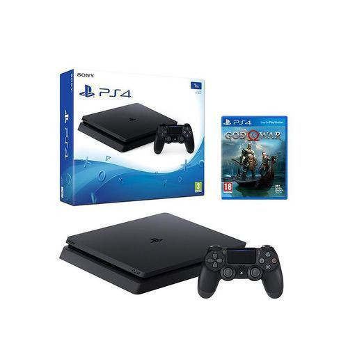 PS4 SLIM 500GB With God Of War Game Black