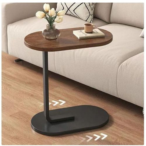 Mobile Snack Coffee Table - Brown