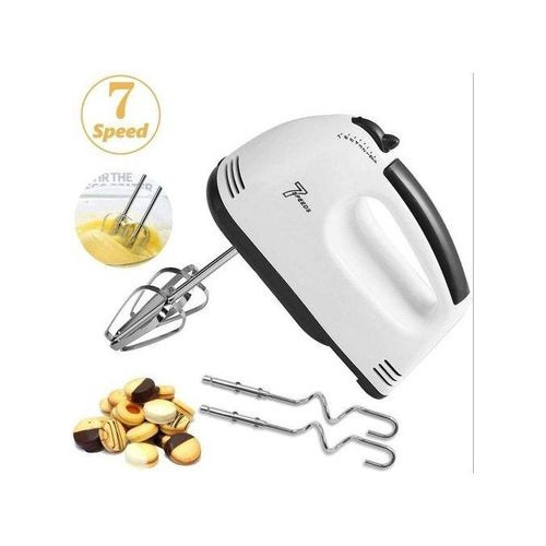 7 Speed Electric Hand Mixer 260W - White