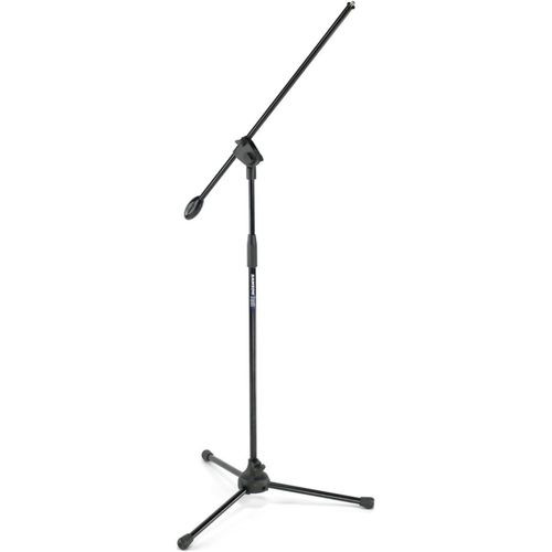 Microphone Stand, Boom Arm Mic Stand Floor Detachable Height Adjustable Heavy Duty with Mic Clip Holder Metal Base for Blue Yeti HyperX QuadCast Shure SM58 Samson Q2U Fifine K669B Microphones.