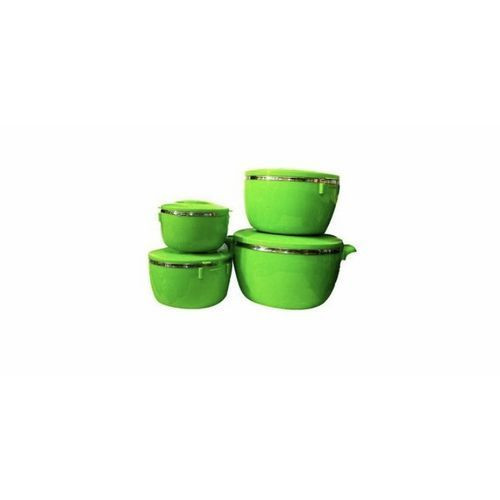 4 Pieces Insulation Dish - Green