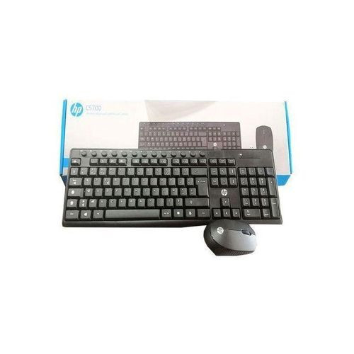 Hp Cs700 Wireless Keyboard & Mouse Bundle - Black.