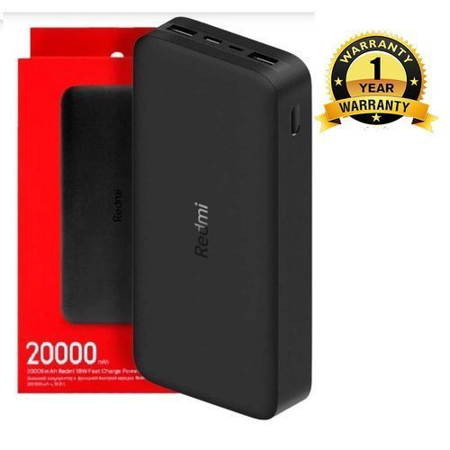 Mi Fast Charge Power Bank 20000MaH 18W, 1 Year Warranty