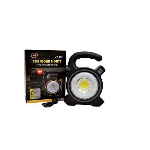 Rechargeable Solar Panel Light - Black