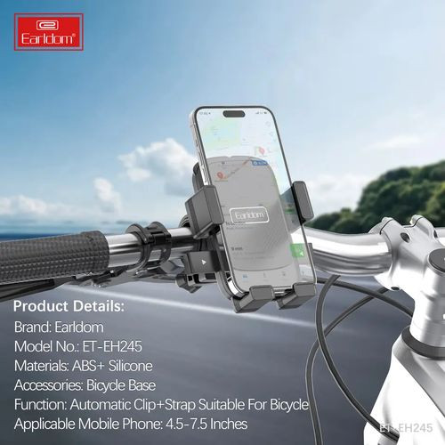 Earldom Motorcycle Bike Phone Holder Mount