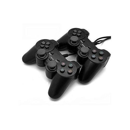 Twin USB GamePad Double Shock Controller For PC