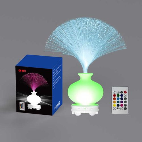 Flower wireless Vase shape active portable speaker with FM radio support TF/USB function RGB light Subwoofer speaker for party