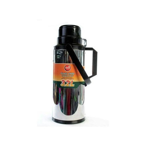 Regal 3.2 Liters Breakable Vacuum Flask For Keeping Hot Liquids Hot-Silver