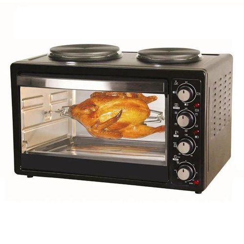 RAF 40L Electric Oven with 2 Hotplates - Multicolor