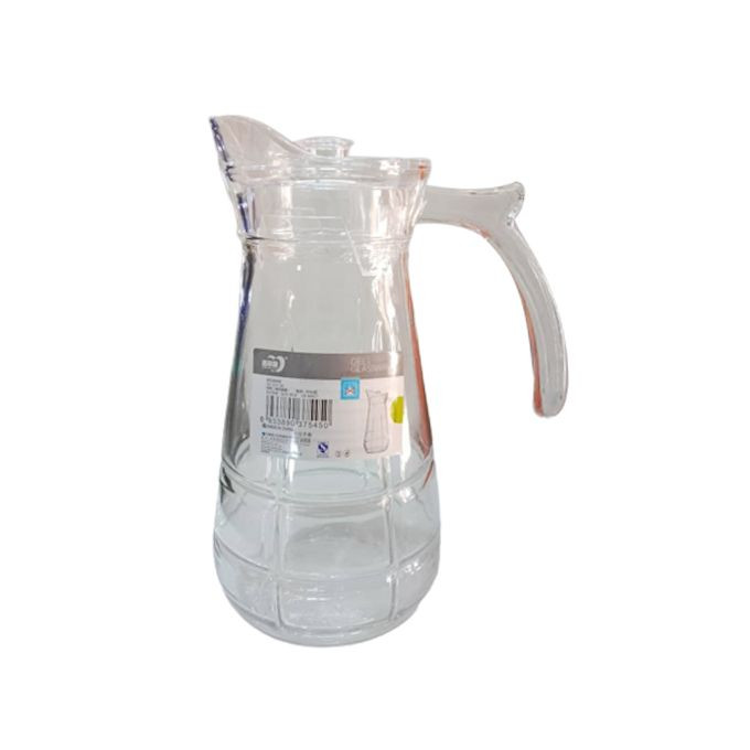 Glass Jug With Large Capacity And Unique Design-Transparent