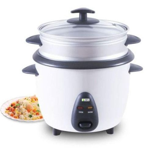SPJ Electric Rice Cooker 1 Litre Capacity  For Warming And Cooking -Multicolour